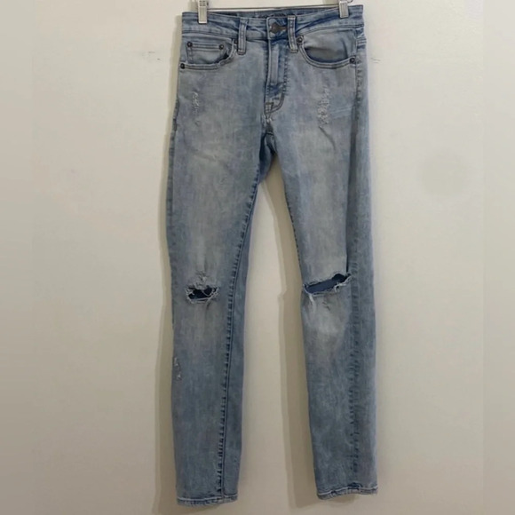 American Eagle Outfitters Other - American Eagle Jeans Men 28x32 Acid Wash Extreme Flex Slim Thrash Stained Grunge